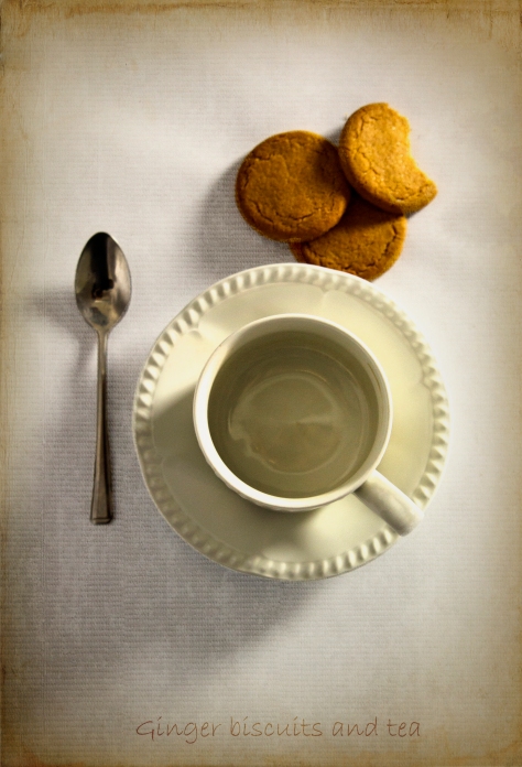 Ginger biscuits and tea...